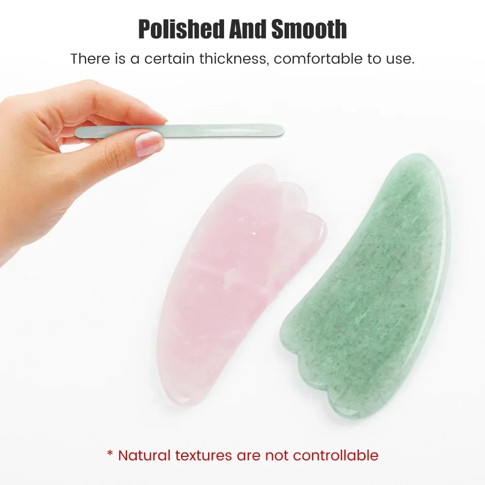 Pietra di giada naturale Gua S - Gua Sha Tool Rose Quartz recensione e prezzo