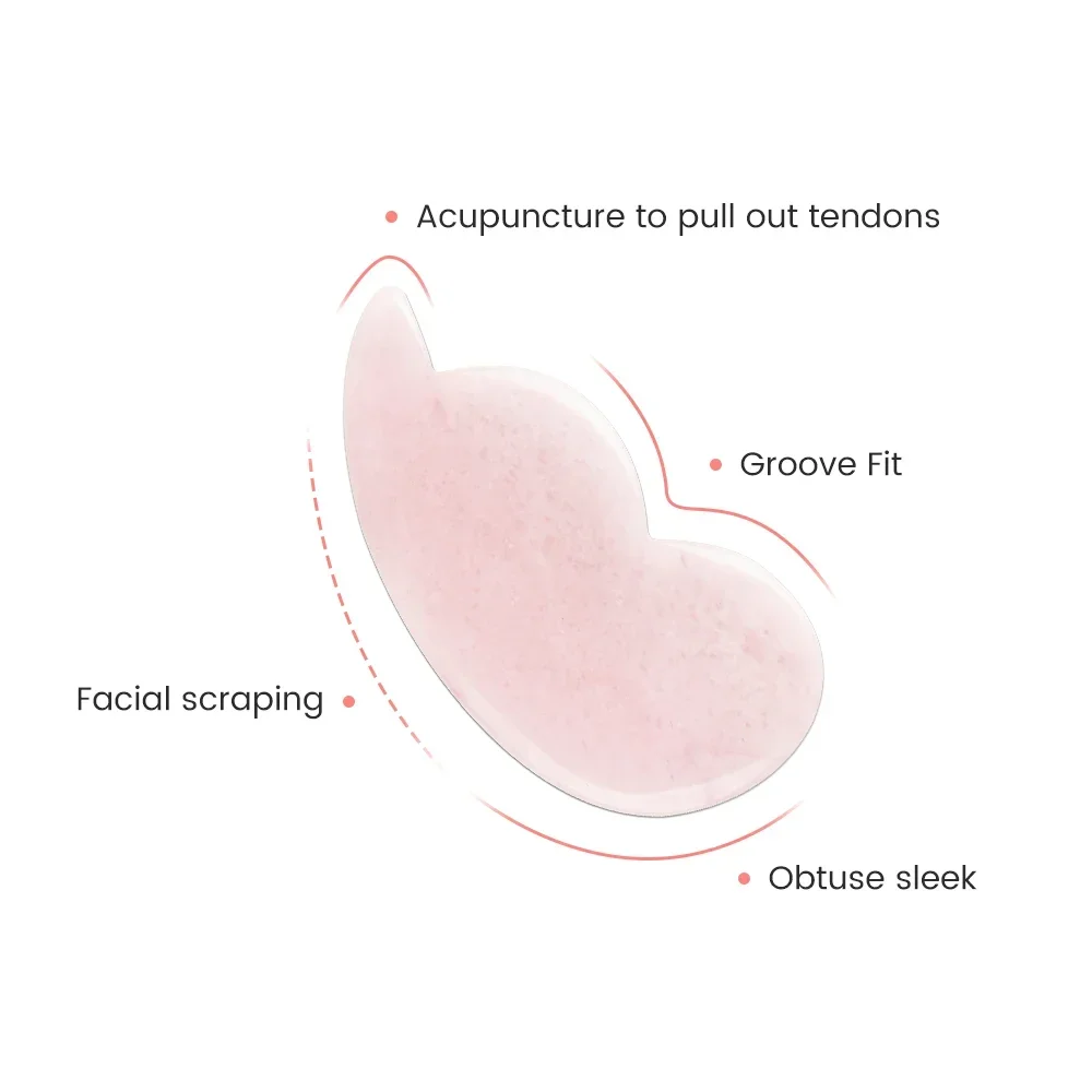 Pietra di giada naturale Gua S - Gua Sha Tool Rose Quartz recensione e prezzo