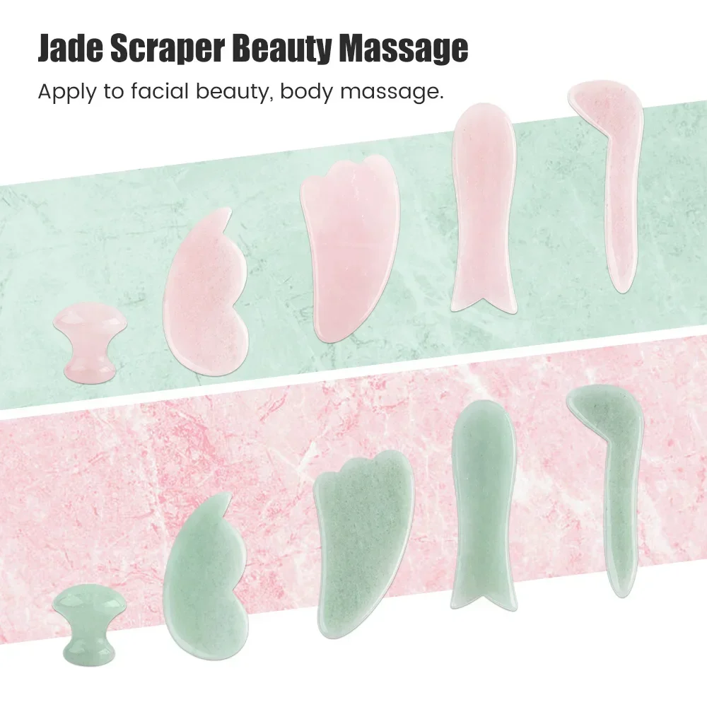 Pietra di giada naturale Gua S - Gua Sha Tool Rose Quartz recensione e prezzo