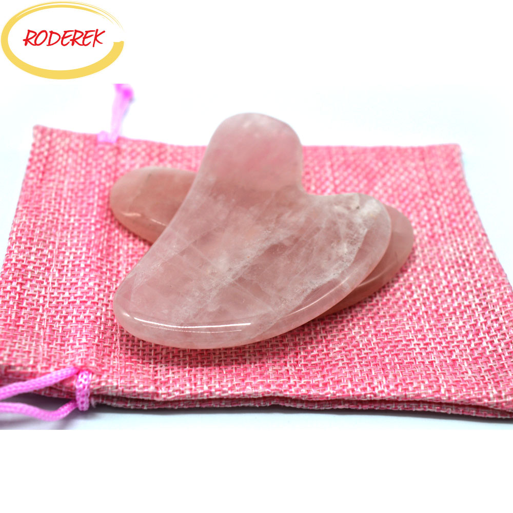 Jade Guasha Piastra di Quarzo  - Gua Sha Tool Rose Quartz recensione e prezzo