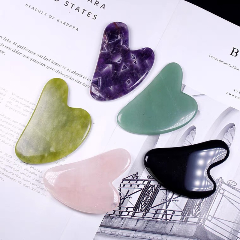 1Pc Nuova Pietra Gua Sha Bordo - Gua Sha Tool Rose Quartz recensione e prezzo