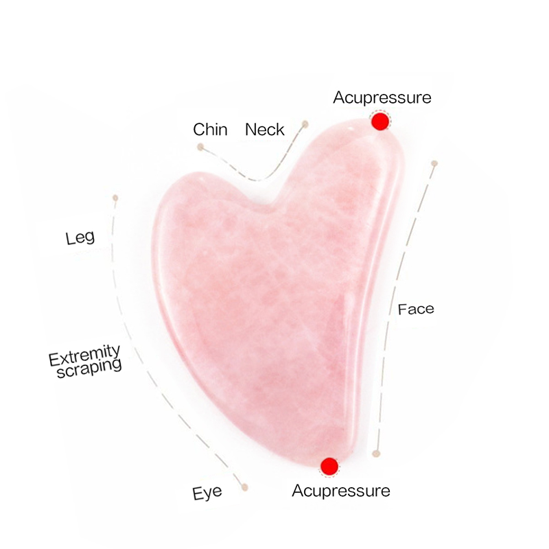 Gua Sha in Quarzo Rosa per Mas - Gua Sha Tool Rose Quartz recensione e prezzo
