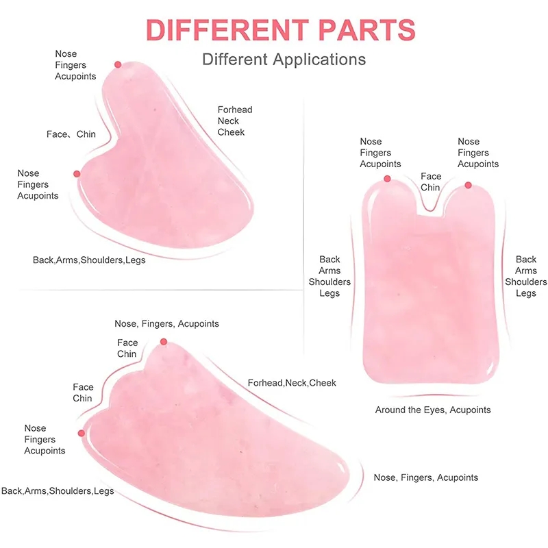 Quarzo rosa Gua Sha Bordo Giad - Gua Sha Tool Rose Quartz recensione e prezzo