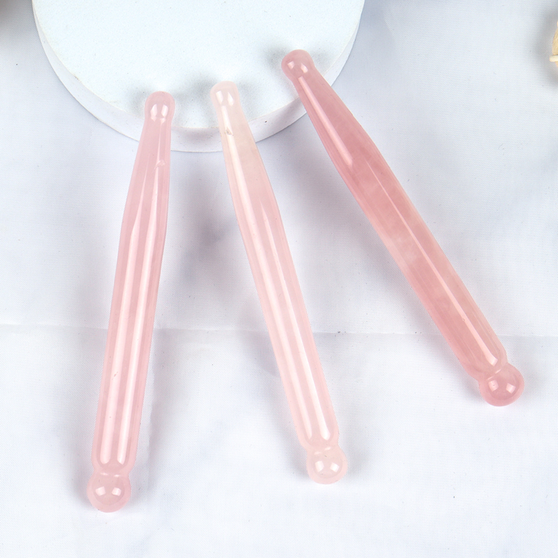 Penna per massaggio oculare Pi - Gua Sha Tool Rose Quartz recensione e prezzo
