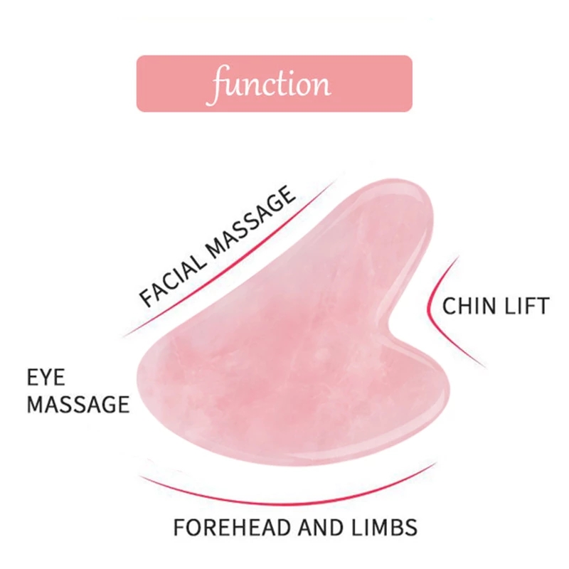 10 pz giada naturale Gua Sha S - Gua Sha Tool Rose Quartz recensione e prezzo