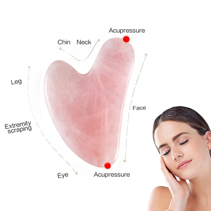 Raschietto in Pietra Naturale  - Gua Sha Tool Rose Quartz recensione e prezzo