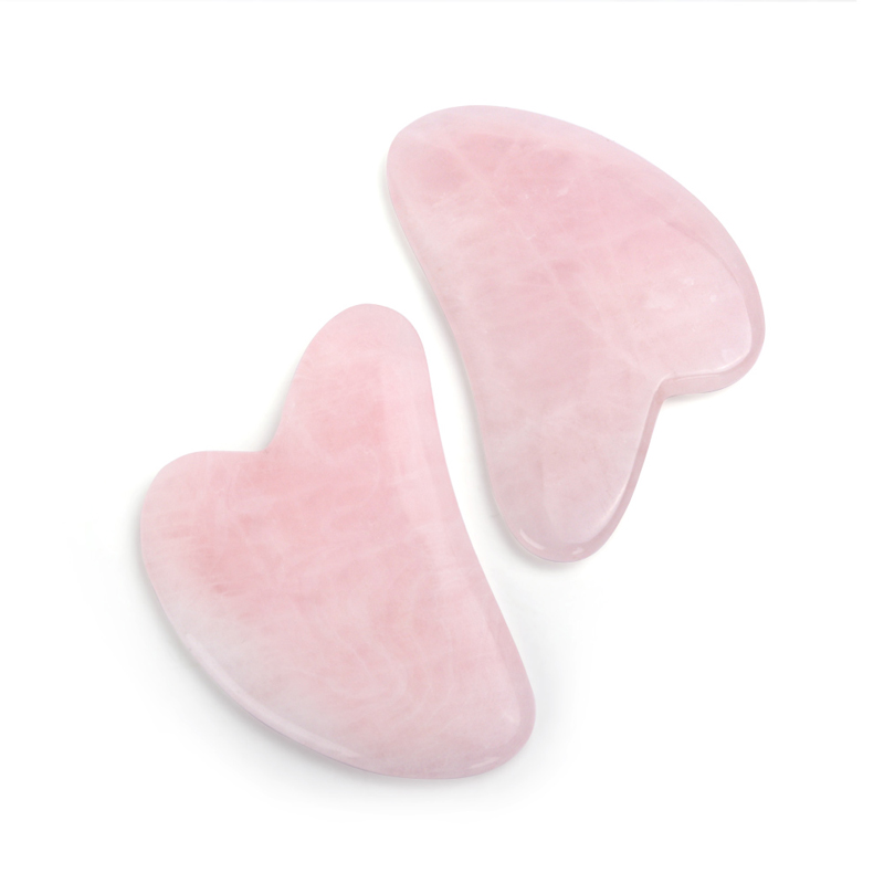 Quarzo rosa giada Guasha strum - Gua Sha Tool Rose Quartz recensione e prezzo
