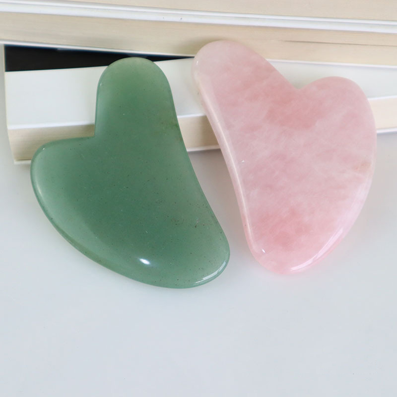 Quarzo rosa giada Guasha strum - Gua Sha Tool Rose Quartz recensione e prezzo