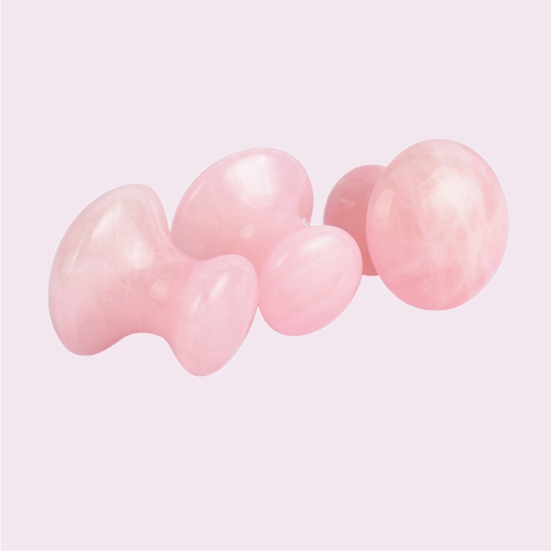 1pc Forma di Fungo Guasha Mass - Gua Sha Tool Rose Quartz recensione e prezzo
